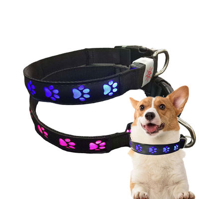 comprar Collar para perros de luz LED para todas las estaciones de año pequeño mediano grande collar para perros iluminado Fabricación en línea