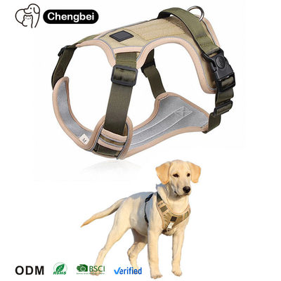 comprar Reflector respiratorio sin tirador chaleco para perros arnés negro tela de Oxford Fabricación en línea