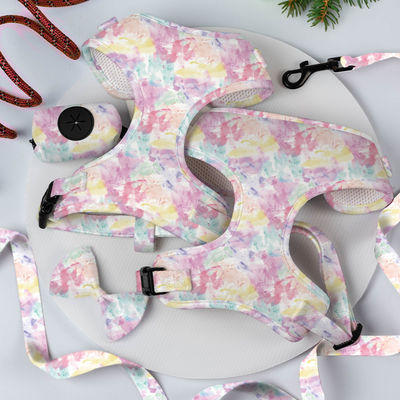 comprar Neoprene Perro Respiratorio Kit de Paseo Flora Perrito Leashes Arneses Fabricación en línea