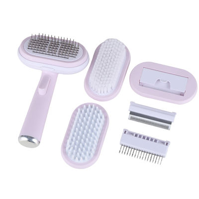 comprar Peinado para peinar el cabello Kit de aseo para mascotas Autolimpieza Escobilla de limpieza herramienta de eliminación Fabricación en línea