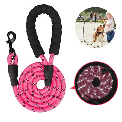 comprar Leash de perros de nylon reflectante aceptable OEM ODM Manufactura Mercado de toda la temporada Fabricación en línea