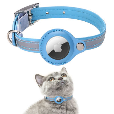 comprar GPS ajustable AirTag Collar para perros Animales pequeños Collar para perros con porta AirTag Fabricación en línea