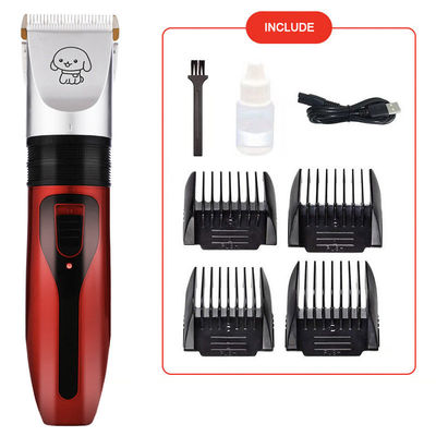 comprar 1500mA Batería Mascotas Cortador de cabello cortadores de perros sin cable Cuchilla de cerámica recargable Fabricación en línea