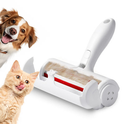 comprar Rollo de lino de plástico blanco autolimpiante Rollo de lino reutilizable para el cabello de mascotas Fabricación en línea