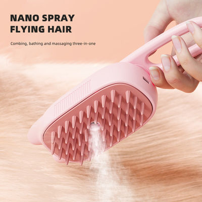 comprar Peinado de cuidado de mascotas gatos manguera larga USB eléctrico spray de agua peinado de vapor limpiador de pelo de perro Fabricación en línea