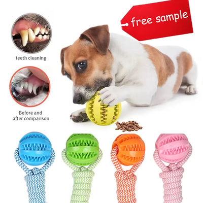 comprar Juguete de mascota de pelota de masticación de perro de goma de alta durabilidad para fabricantes de juegos y ejercicio Fabricación en línea