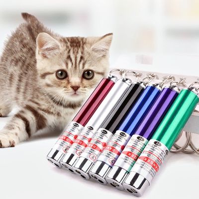 comprar Laser Cat Toy Interactivo Alimentado por batería Laser Pointer Toy Pequeños animales Fabricación en línea