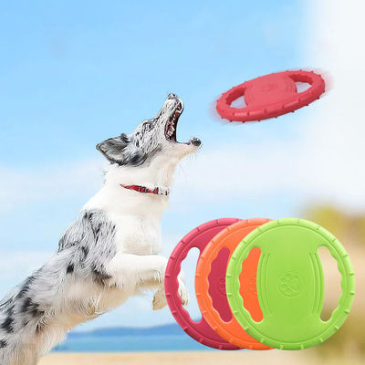 comprar Perros de vuelo juguete de juego función exterior EVA perros de vuelo disco de entrenamiento duradero juguete Fabricación en línea