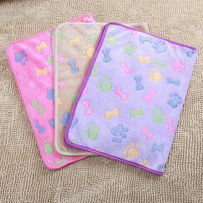 comprar Cubierta para perros de peluche suave de coral de lana lavado mecánico mascotas descanso dormir Impreso a medida Fabricación en línea