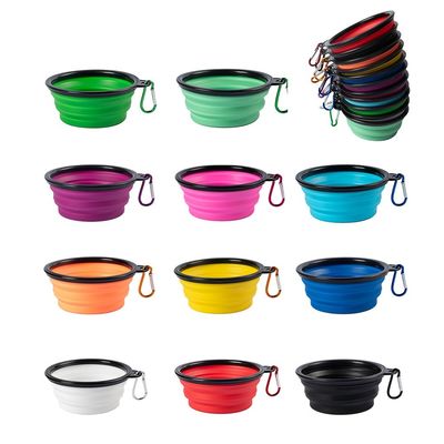 350 ml 1000 ml Cuenco plegable para perros TPE Cuenco plegable para perros de silicona