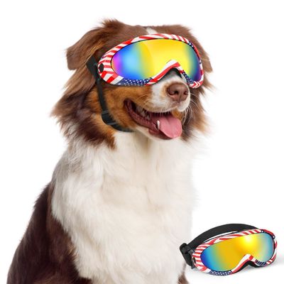 Gafas de sol para perros Gafas para mascotas Ojos para la nieve Playa Motocicleta Perros Gafas de protección Raza