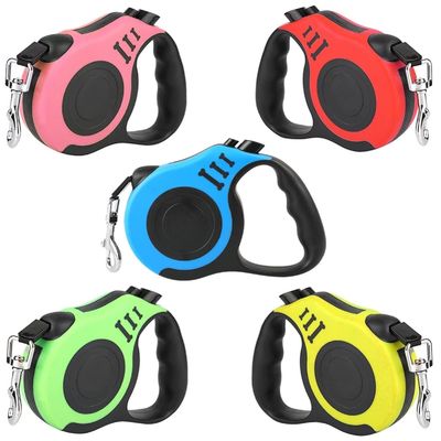 De trabajo pesado con correa retráctil de plomo para perros ajustable diseño flexible extensible 5m longitud OEM / ODM