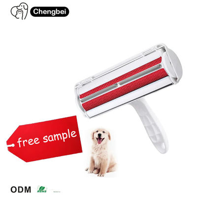 Logotipo personalizado Mini portátil autolimpiante Perro Gato Reutilizable Lint Pet Remover Roller con material sostenible