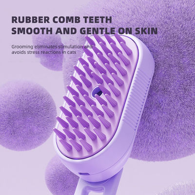 Cepillo de aseo para mascotas con removedor de pelo de color personalizado con diseño de logotipo personalizado y tamaño compacto