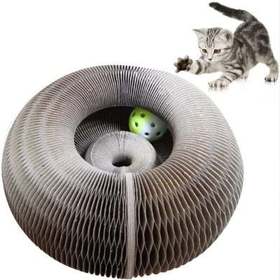 Cuadro de rascado de gato de órgano mágico plegable