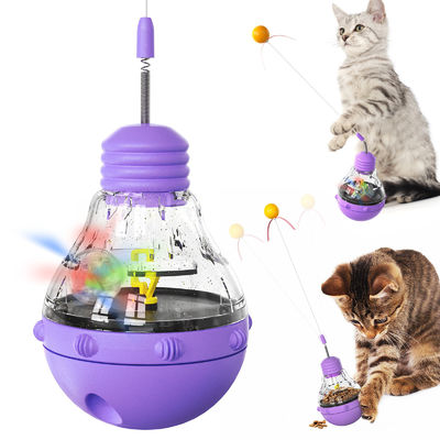 Envases 50 ml Dispensador de golosinas para gatos juguetes interactivos electrónicos sostenibles para gatos