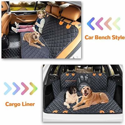 Viajes de mascotas Hamaca impermeable Coches Cinturón protector Perro Asiento trasero para automóviles Animales de gran tamaño