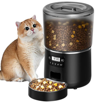 Cuenco automático para mascotas de 4L alimentador de acero inoxidable autoalimentado para gatos