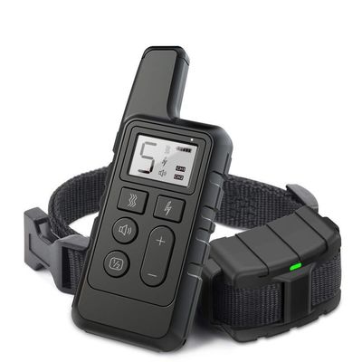 Collar de entrenamiento para perros Suministros para mascotas Sonido electrónico Vibración de choque eléctrico A prueba de agua